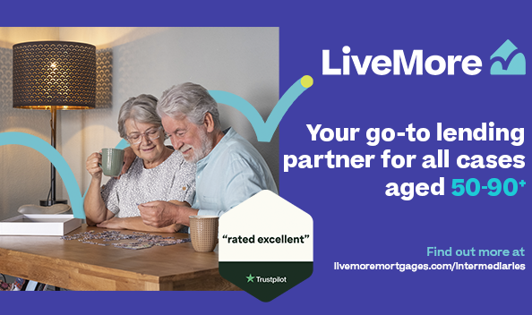 Livemore advert: your go-to lender for all cases aged 50-90. Find out more click advert